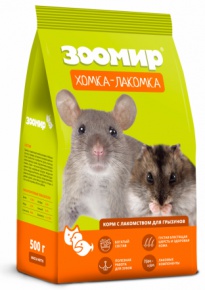 Хомка -лакомка 500 гр   зоомир