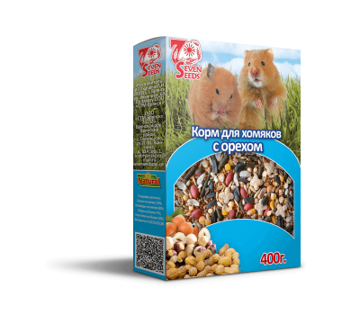SEVEN SEEDS SPECIAL д/хомяков с орехом 400г*12  S208