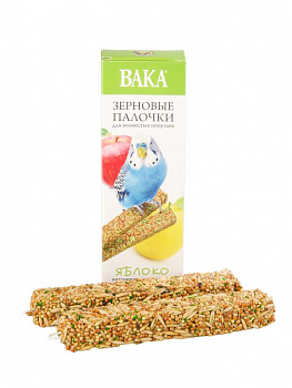Палочки Вака д/попугаев Яблоко (2шт)