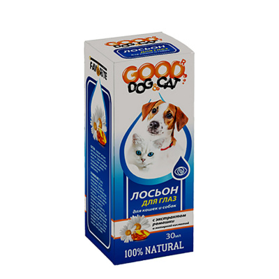 Лосьен д/глаз  соб. и кошек 30 мл Good Dog&Cat