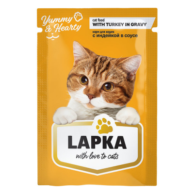 Лапка 85 гр д/кош. Индейка соус