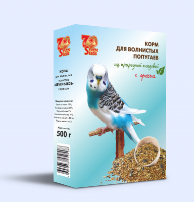 SEVEN SEEDS д/волн. с орехом 500г*12 S102