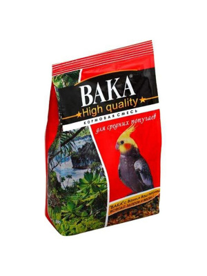 ВАКА квалити д/средних попуг. 500 гр