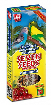 Палочки SEVEN SEEDS д/попугаев с вишней 3шт*22  90гр  S406
