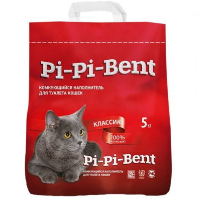 Пи-пи Bent Классик крафт-пакет 5 кг ( 12 л ) Комкующийся