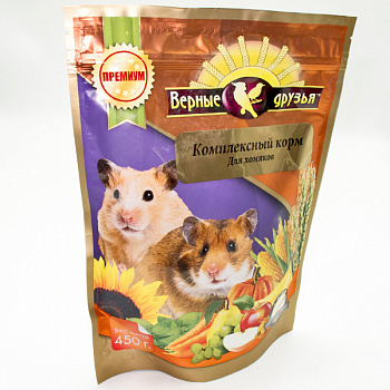 Верные друзья д/хомяков 450 гр 1/10