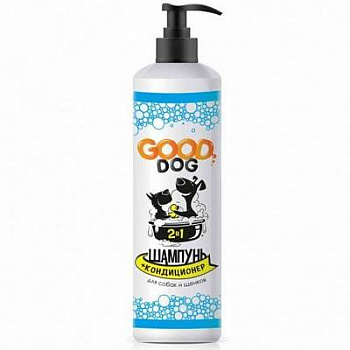 Шампунь-Кондиционер 2 в 1 для собак и щенков 250 мл. Good Dog