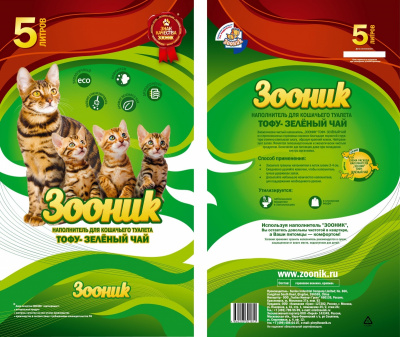 Зооник Тофу 5 л