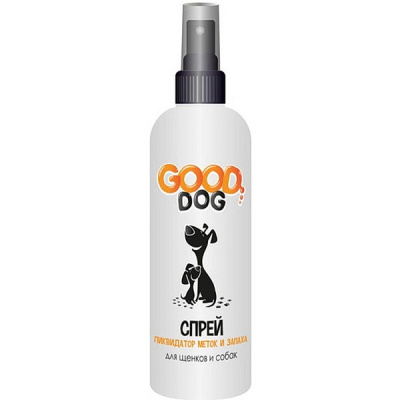 Спрей д/собак Ликвидатор меток и запаха 150 мл Good Dog