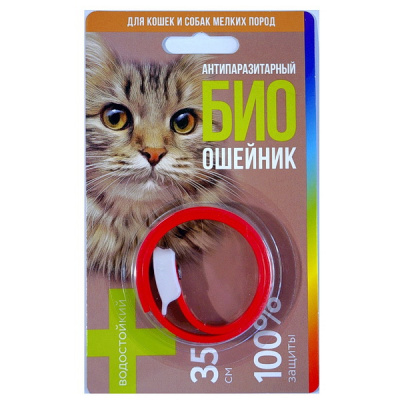 ОшейникБИО д/кош. от блох и клещей 35 см Комплект 24 шт