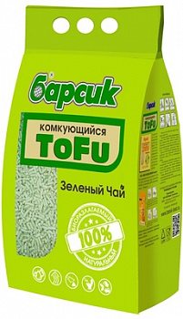 Барсик TOFU Зеленый Чай 4,54 л Комкующийся