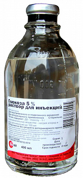Глюкоза 5% 400 мл