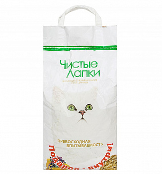 Чистые лапки 12 л Древесный 02609