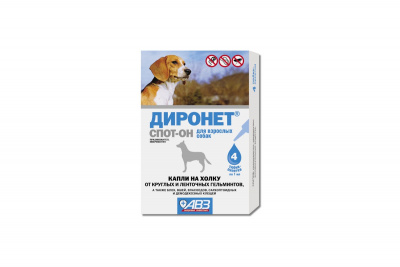 Диронет Спот-он ДЛЯ Собак 4 пип.