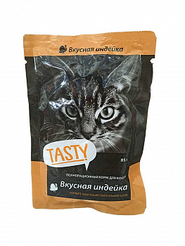 Tasty 85 гр д/кош.Индейка  ( 28 шт)