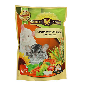 Верные друзья д/шиншил 300гр 1/10