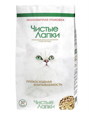 Чистые лапки 37л Древесный 
