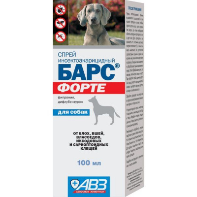 Спрей Барс Форте д/собак 100 мл