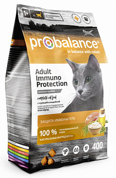 ProBalance Immuno Protection сух. корм д/кошек с курицей и индейкой 400 гр
