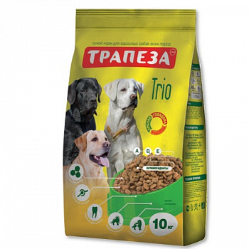 Трапеза ТРИО 10кг (говядина/индейка/кролик)