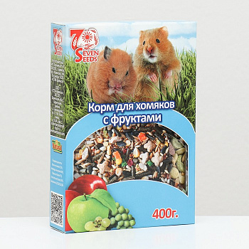 SEVEN SEEDS SPECIAL д/хомяков с фруктами 400г*12 S209