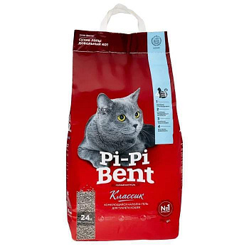 Пи-пи Bent Классик крафт-пакет 10 кг ( 24 л ) Комкующийся