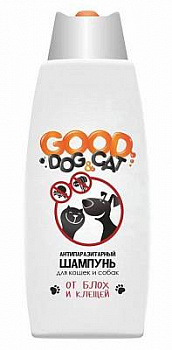 Шампунь Универсальный для кошек и собак от блох и клещей 250 мл. Good Dog&Cat