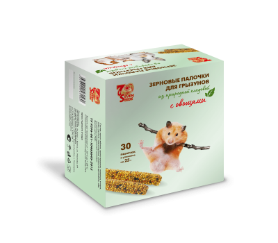 Палочки SHOW BOX д/грызунов SEEVEN SEEDS с овощами.30 шт*4 S 502