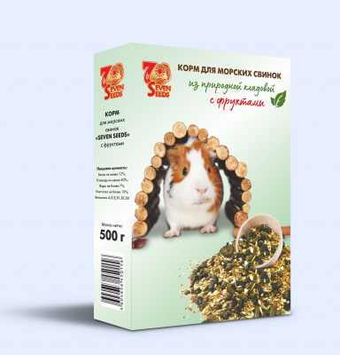 SEVEN SEEDS д/морских свинок с фруктами 500г*12 S107