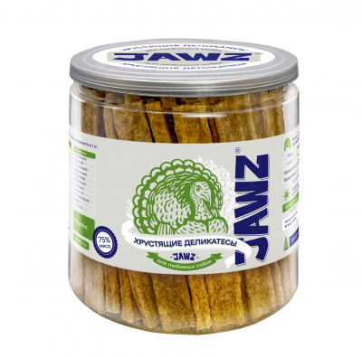 Хрустящие деликатесы JAWZ с  Индейкой 350 гр