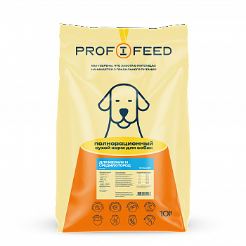 Profifeed Корм для собак мелких и средних пород17 кг